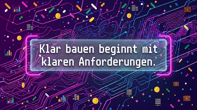 Klar bauen beginnt mit klaren Anforderungen